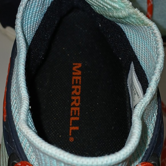 Merrell Chameleon 7 J52576 Womens Icy Blue Sz 10 Sneaker Hiking Shoe Vibram Mid - Picture 5 of 11